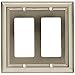 BRAINERD 64175 Architectural Double Decorator Wall Plate / Switch Plate / Cover