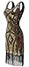 eforpretty 1920s Gatsby Flapper Dress Fringed Sequin Handmade Costume