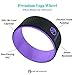UpCircleSeven Yoga Wheel for Back Pain - Deep Tissue Massage - Yoga Back Roller Wheel for Back Pain Relief Stretching Myofascial Release Mobility (Purple 12
