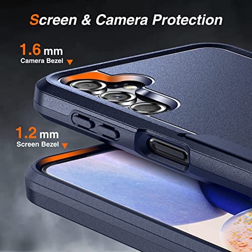 LK Samsung Galaxy A14 5G Case with Screen Protector, Dual Layer Heavy