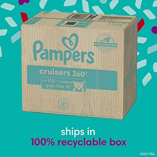 Diapers Size 5, 128 Count - Pampers Pull On Cruisers 360° Fit