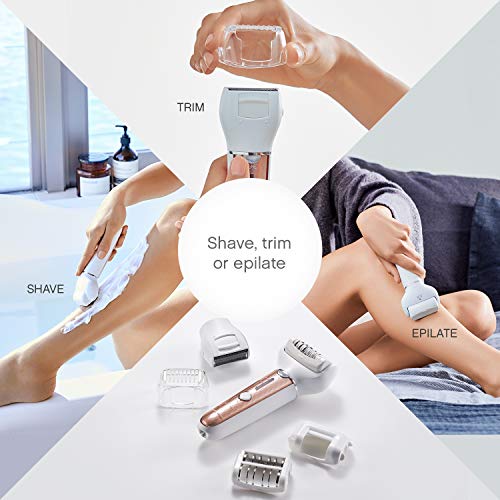 Panasonic, Cordless Shaver Epilator for Women with 5 Attachments Gentle