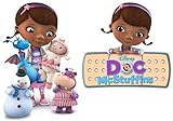 Doc McStuffins - 2 Iron On Heat Transfers - For Light-Colored Materials - 4.5