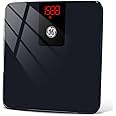 GE Digital Smart Bathroom Scale - Accurate Bluetooth Body Weight and BMI - Electronic Black Scale, 400lb Capacity