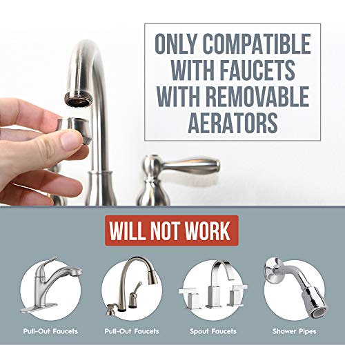 Sink Hose Sprayer Attachment Bathroom/ Kitchen Faucet Extender Hair Washing Hose and Sprayer