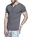 Tinted Men's Solid Henley Half Sleeve T-Shirt