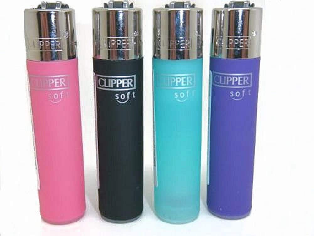 4 x Clipper Soft Lighters Regular Size Rubber Clipper Gas Lighter Buy