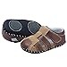 Baby Boys Girls Genuine Leather Soft Bottom Sandals First Walkers Shoes (12.5cm(12-18months), Brown)