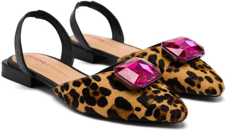 Mulas de Pele de Leopardo Hughes