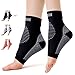 DR.ANISON Plantar Fasciitis Sock Compression Foot Sleeves for Men & Women Increase Blood Circulation (Black, Large)