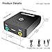 Cootway Bluetooth Transmitter Receiver, 2 in 1 Wireless Audio Adapter Car Kit With 3.5mm Audio/RCA Cables Connected to 2 Bluetooth Headphones/Speakers Simultaneously & TV (Without Disturb families)