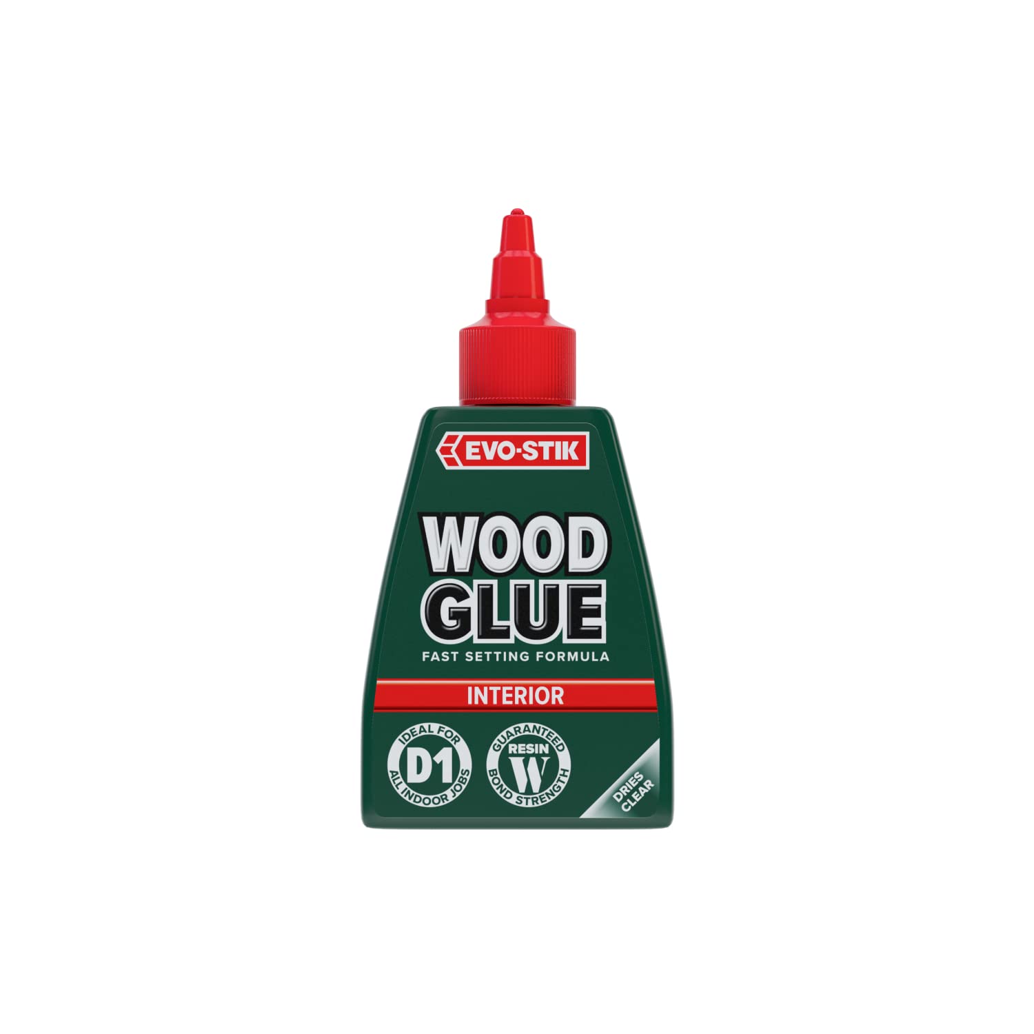 EVO-STIK Wood Glue 250ml - Interior - Extra Strong - Fast Setting - Suitable For All Wood Types - Dries Clear