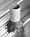Dektite #3 Gray EPDM Metal Roof Pipe Flashing, Round Base, Pipe OD 1/4