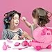KKONES Pretend Makeup for Girls - 16 Piece Play Makeup Set- Exquisite Cosmetic case with Colorful LED and Music - Realistic Toys Makeup Set for Girls Party Game Birthday Best Gift