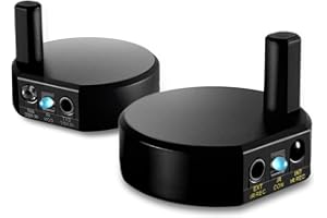 TNP PRODUCTS TNP Wireless IR Repeater Kit - Universal Remote Control Infrared Receiver and Transmitter with Head Eye IR Blaster Kit Emitter Booster for Cable Box of TV, Remote Control, CD DVD Blu-Ray Player