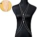 Bikini Beach Crossover Harness Necklace Waist Belly Body Chain Jewelry