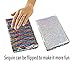Modcon Magic Sequin Journal Reversible Sequin Office Notebook Mermaid Notepad School Diary for Girls Adults Festival Birthday Valentine's Day Gifts (Rainbow/Silver)