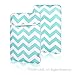 TOP CASE - Chevron Series Hot Blue/Turquoise Sleeve Bag Cover Compatible with All 11” 11-inch Laptop Notebook/MacBook Air/Ultrabook/Chromebook - with TOP CASE Chevron Mouse Pad