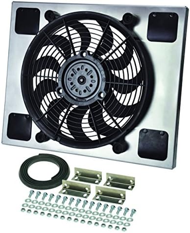 Derale Performance 16820 Gray/Black High Output Radiator Fan