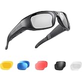 OhO Smart Camera Glasses, Full HD 1080P Polarized Sunglasses with Built-in Memory for Outdoor Sport, Men/Women
