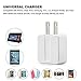 SNX Certified 5W 1A USB Power Adapter with 3'/1 m Lightning to USB Cable - 3 Piece