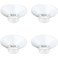 IVARONAL Flange Insert 4PCS 16mm Compatible with Momcozy M9/M6/M5/S12 Pro/V1 Pro/V2 pro, Spectra/Medela/Elvie/NCVI/TSRETE/eufy/Lansinoh/Paruu/MomMed Breast Pump 24mm Shields/Flanges (4pcs-16mm)