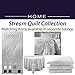 Brielle Home Stream Quilt and Sham Set, Twin, Sage