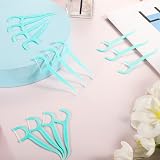 Medo 100 Pcs Dental Floss Sticks Interdental Cleaning Tool Blue view 2