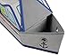 Clever Creations Collapsible Storage Organizer and Ottoman, Perfect Vehicle Themed Toy Chest for Storing Books, Shoes, Games and More, Police Boat