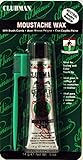 Clubman Moustache Wax With Brush/Comb Neutral, 0.5 oz (Pack of 4)