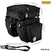 Sahoo Bike Rack Pannier Bag 3 in 1 Rear Rack Carrier Trunk Bag, Water Resistance 37L Large Capacity Bike Rear Panniersthumb 1
