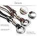 Jstyle Leather Necklace for Men Women Chain Rope Vintage Cool Pendant Adjustable