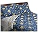 Laura Ashley Emilie Comforter Set, Blue, Full