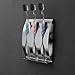 Bathroom Toothbrush Holder,Stainless Steel Toothbrush Holder Razor Stand Wall Mounted for 3 Slots with 3M Self Adhesive(Silver)
