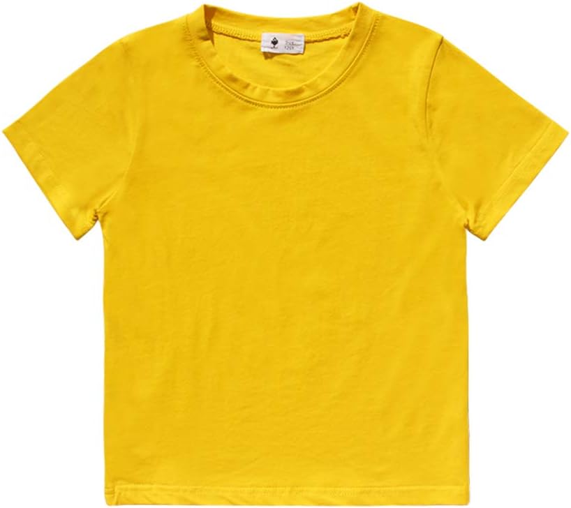 BINIDUCKLING Playera básica de Manga Corta para niños y niñas, de ...