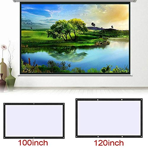 image for Sinfu Projection Screen 16:9 Portable Fabric Foldable 3D HD for Home T