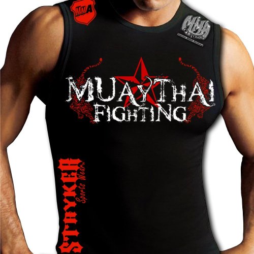 Muay Thai Muscle Stryker Sleeveless Tank Top T-shirt Top Tapout UFC MMA Brazilian Jiu Jitsu Size Medium