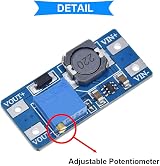 Youmile 5x DC-DC Boost Converter 2V-24V to 5V-28V 2A Adjustable Voltage view 4