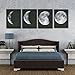 Modern Art Oil Painting Wall Sticker,Fheaven 4PCS Framed Modern Art Print on Canvas Home Wall Decor Poster Abstract The Moon