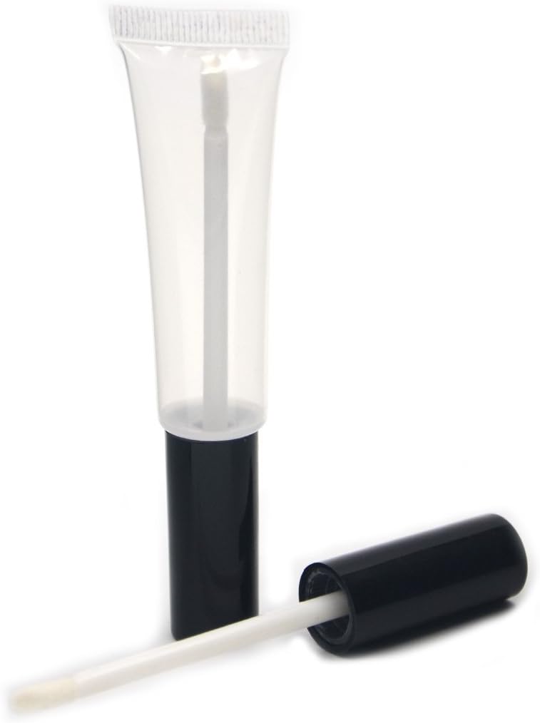 AngelaKerry 20pcs 15ml Lip Tubes Balm Squeezable Empty Gloss Bottle Container Plastic New(20pcs 15ml)