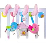 SKK Baby Plush Spiral Activity Toy Crib Stroller Car Seat Travel Toy Bird