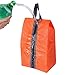 Luvan Portable and Waterproof Nylon Travel Shoe Bag with Zipper Closure for Men and Women,Multicolor,Pack of 4