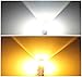 1157 2057 2357 7528 Turn Signal White Yellow Amber Switchback LED Light Bulbs 22 SMD with Projector, for Standard Socket, Not CK, Pair of 2 with Load Resistors