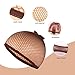 2pcs Brown Skin Tone Stocking Caps