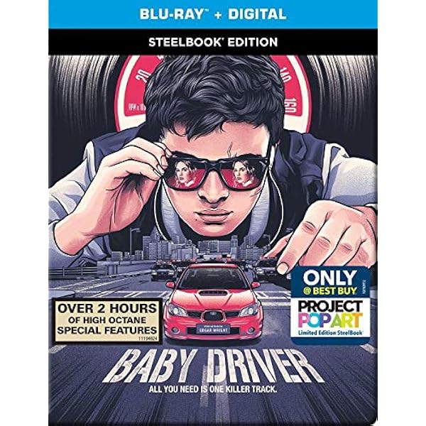 BABY D Steelbook 4K BABY D FullSlip XL ＋ Lenticular Magnet 4K Ultra HD Steelbook™ Limited Collector's Edition numbered ＋ CD Soundtrack Region Free Sold out！！ Amazon.com: BABY DRIVER Steelbook 4K BABY DRIVER FullSlip XL