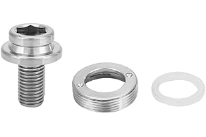 Fsa Crank Locking Bolt,Bike Crank Screw Self Extracting Bolts,Extracting Crank Bolt Square,M8*15mm Mountain Road Bike Crank B