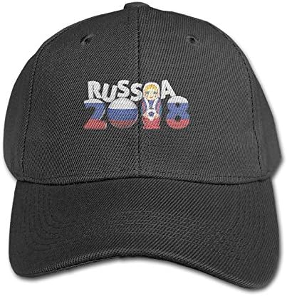 Manyw Caps Kid's 2018 Russia World-Cup Baseball Hats 100% Cotton Adjustable Snapback Curved Hip Hop Caps 4 Colors for Children Youth Boys Girls