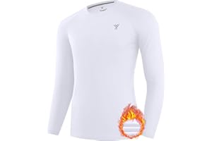 Youper Youth Boys & Girls Thermal Compression Shirt, Long Sleeve Fleece Baselayer Football Baseball Soccer Undershirt