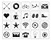Heidi Swapp - Lightbox Inserts - Icons - Emoji, Basic, Black, Holiday, Pink & Bright - 6 Item Set