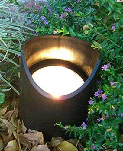 Best Pro Lighting Low Voltage Garden Outdoor Light Landscape Lighting Black Well Lights with - 25 Watt Halogen Bulb